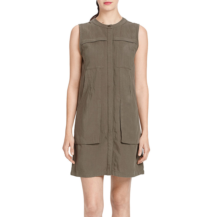 nau Flaxible Sleeveless Dress - Women's Sable Front View