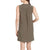 nau Flaxible Sleeveless Dress - Women's Sable Back View