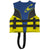 O'Neill Child Superlite USCG Wakeboard Vest - Big Kids' 2018 Pacific/Yellow/Black:Yellow Back View