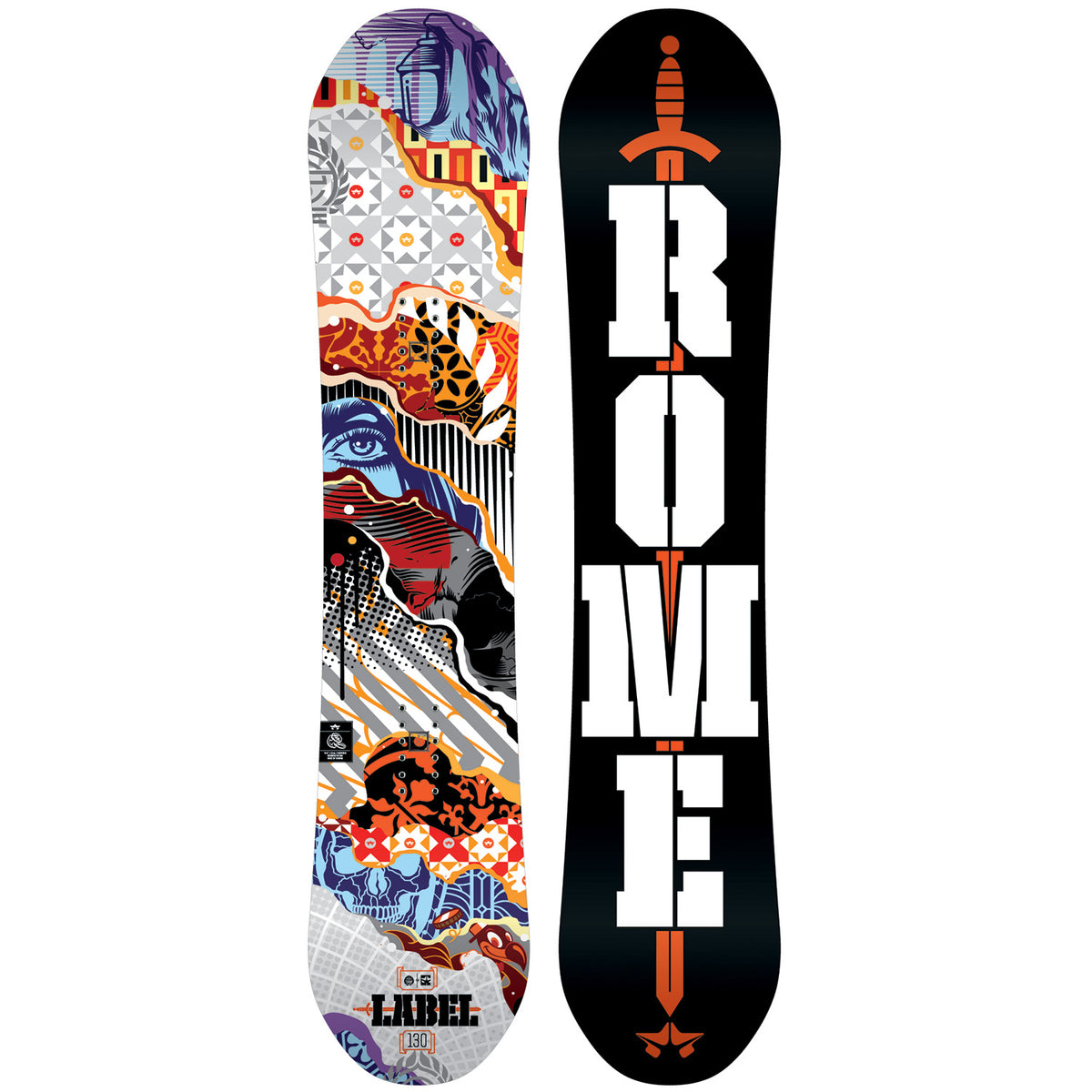 Rome Label Snowboard - Boys' 2016