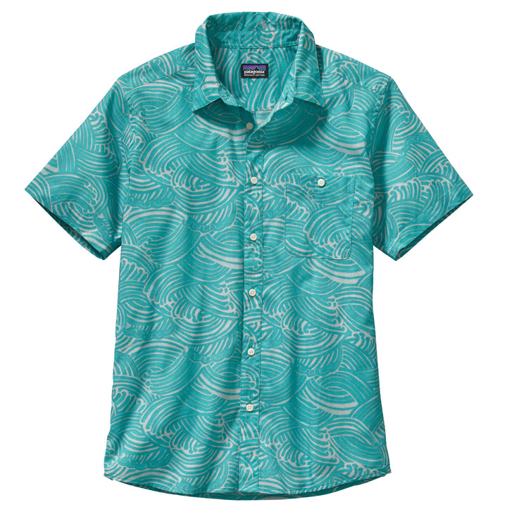 Patagonia Go To Short-Sleeve Button Down Shirt Water Maker: Tailored Grey