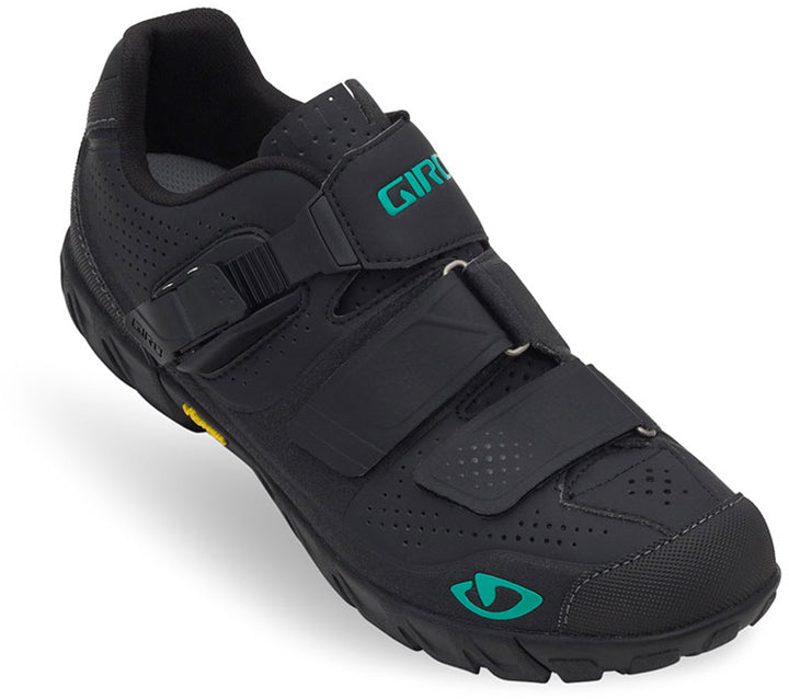 Giro Terradura Shoes - Women's Black/Dynasty Green