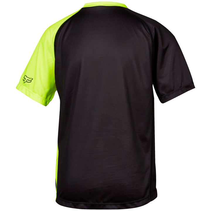 Fox Ranger Jersey - Big Boys' Flo Yellow Back View