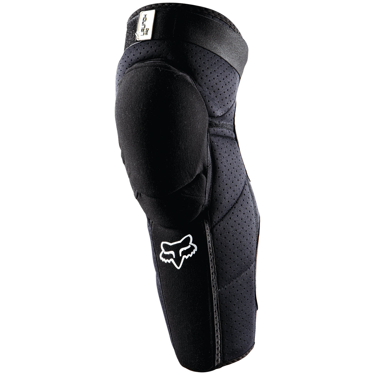 Fox Launch Pro Knee/Shin Guards Black Front View
