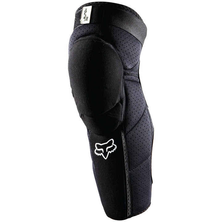 Fox Launch Pro Knee/Shin Guards Black Front View
