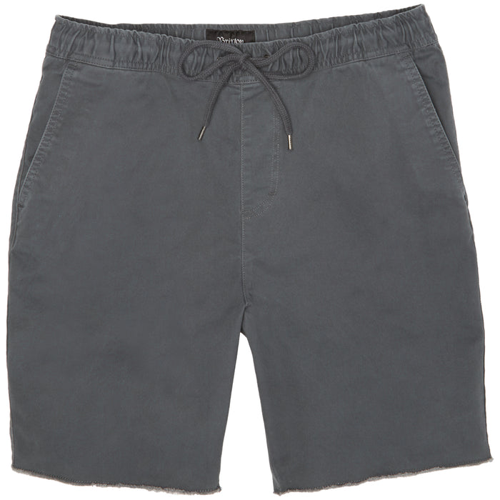 Brixton Madrid Shorts Charcoal Front View
