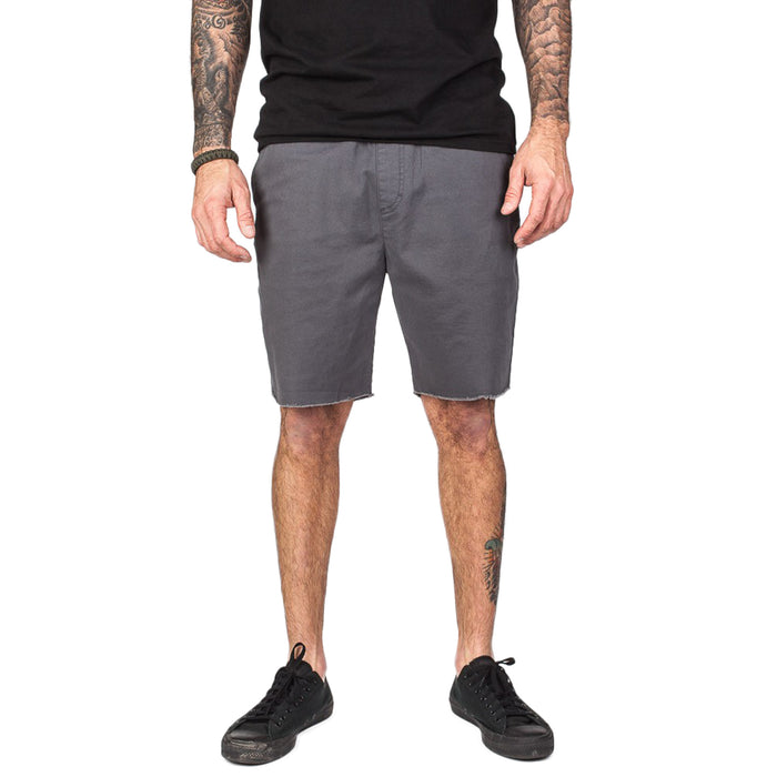 Brixton Madrid Shorts Charcoal
