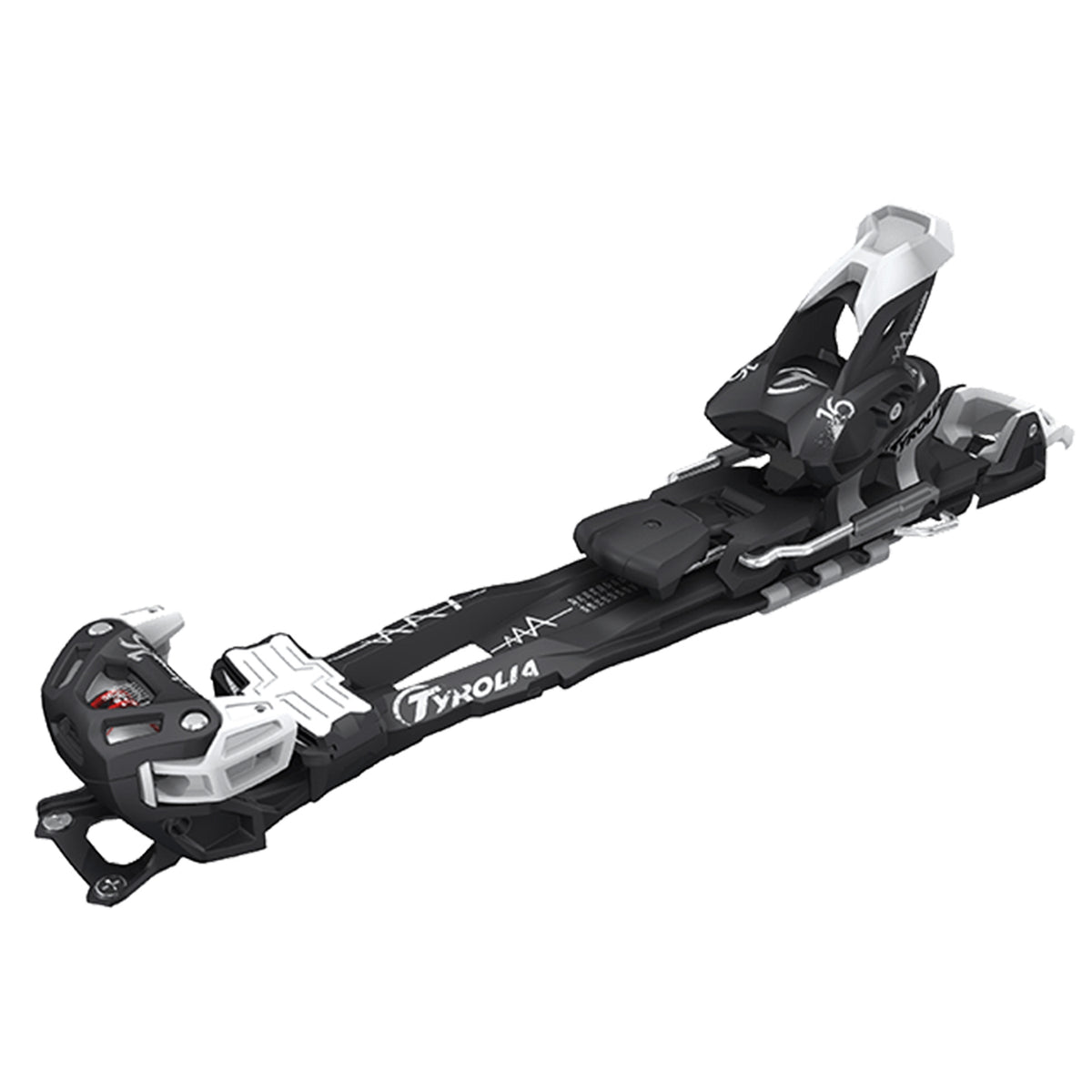 Tyrolia Adrenalin 16 Short Alpine Touring Ski Bindings 2016 Black/White Front View