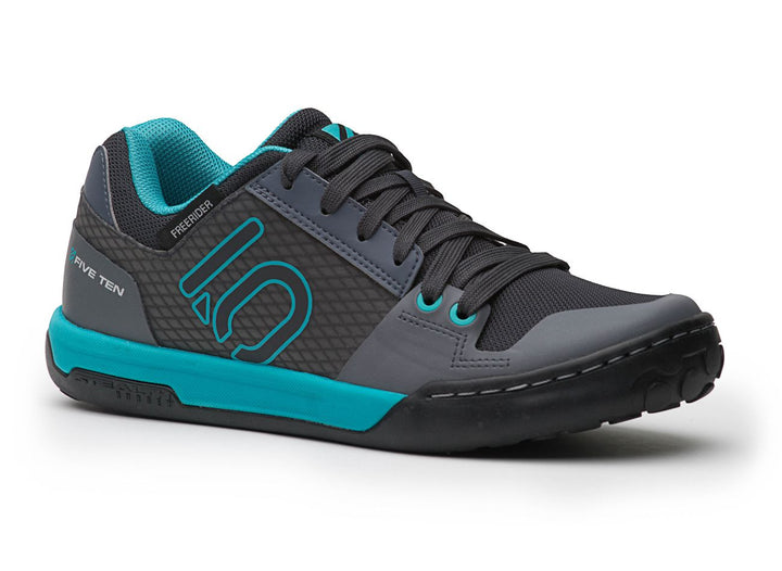 Five Ten Freerider Contact Shoes - Women's Onix/Carbon/Shock Green