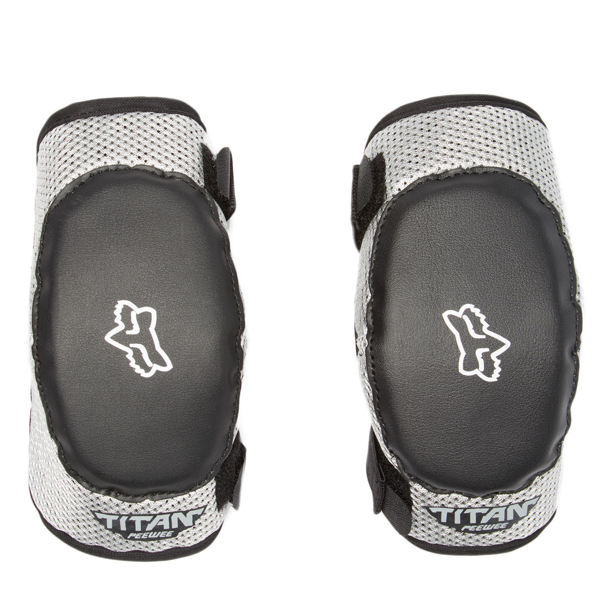 Fox Racing Peewee Titan Elbow Pads - Kids' Black/Silver