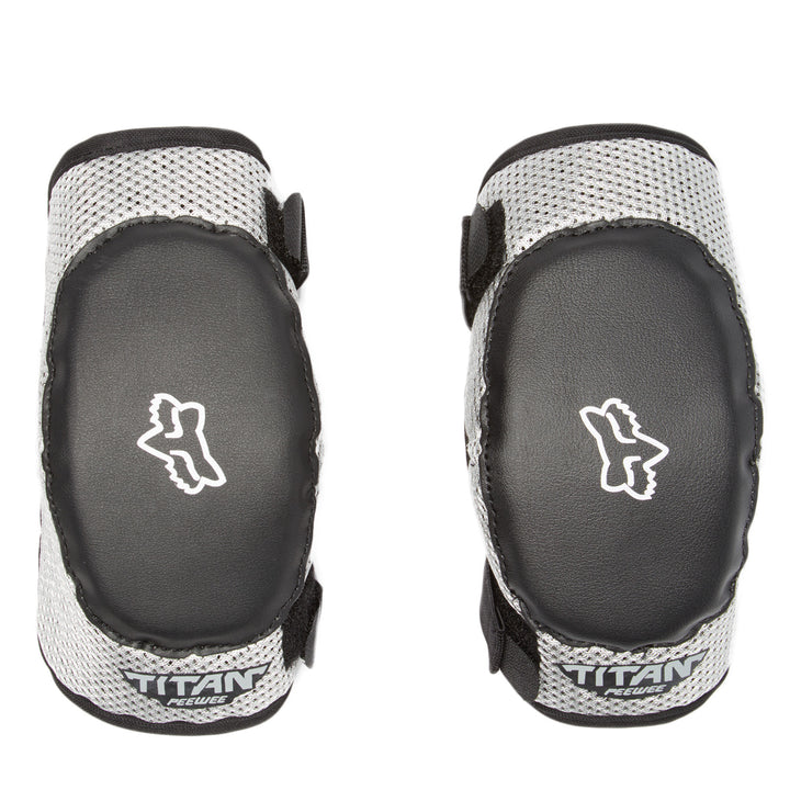 Fox Racing Peewee Titan Elbow Pads - Kids' Black/Silver