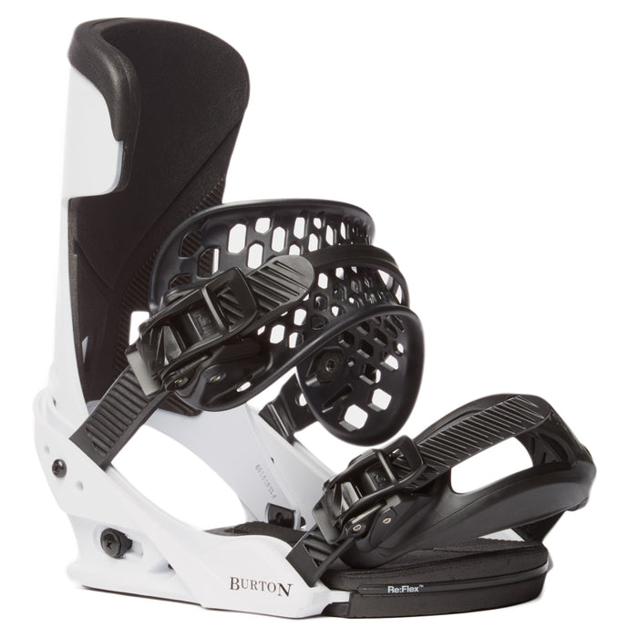 Burton Super Mission Snowboard Bindings 2016 Black/White