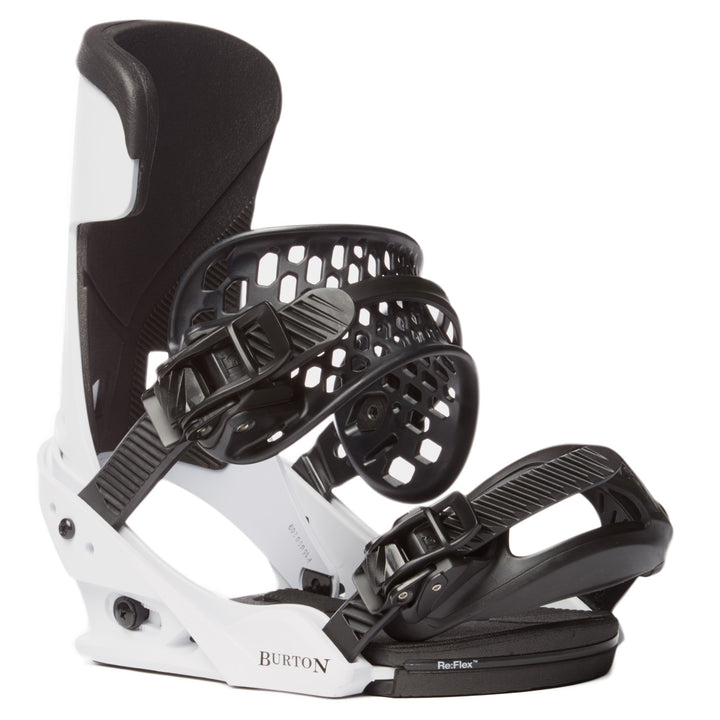 Burton Super Mission Snowboard Bindings 2016 Black/White