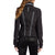Blanc Noir Windbreaker Jacket - Women's Black Back View