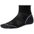 Smartwool PhD® Cycle Ultra Light Mini Socks Black Front View