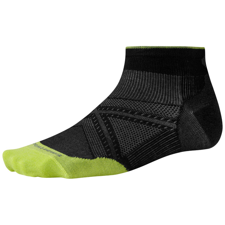 Smartwool PhD® Run Ultra Light Low Cut Socks Black Front View