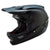 Troy Lee Designs D3 Carbon Bike Helmet Midnight Black Left Side View