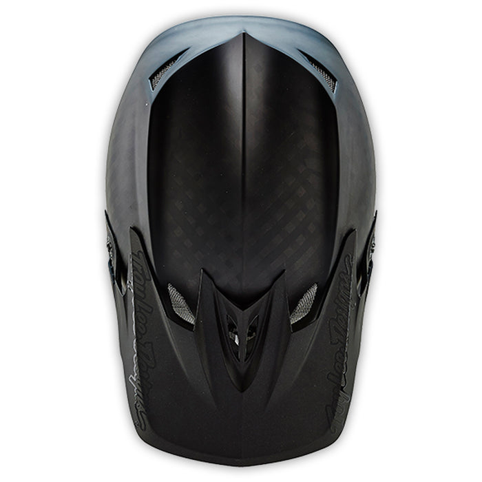 Troy Lee Designs D3 Carbon Bike Helmet Midnight Black Detail 3 View