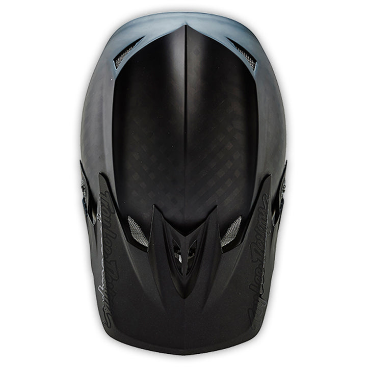 Troy Lee Designs D3 Carbon Bike Helmet Midnight Black Detail 3 View