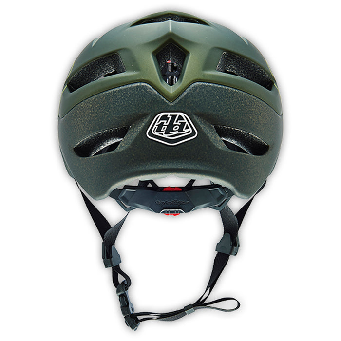 Troy Lee Designs A1 Bike Helmet Drone Army Green Detail 2 View