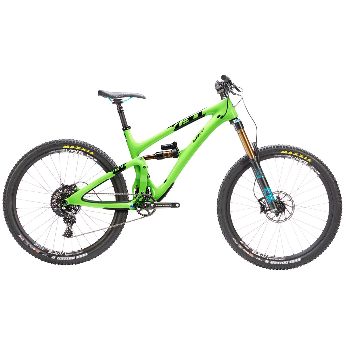 Yeti SB6c X01 Complete Mountain Bike 2016 Green Side View