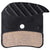 Shimano H03C Metal Disc Brake Pads w/ Fins Black