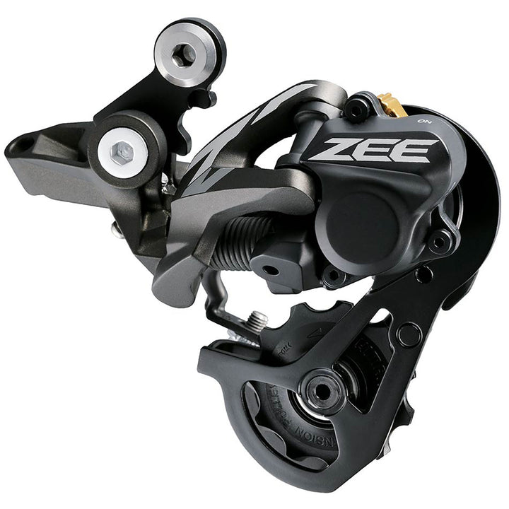 Shimano ZEE M640-SSW 10-Speed Free-Ride Shadow+ Rear Derailleur Front View