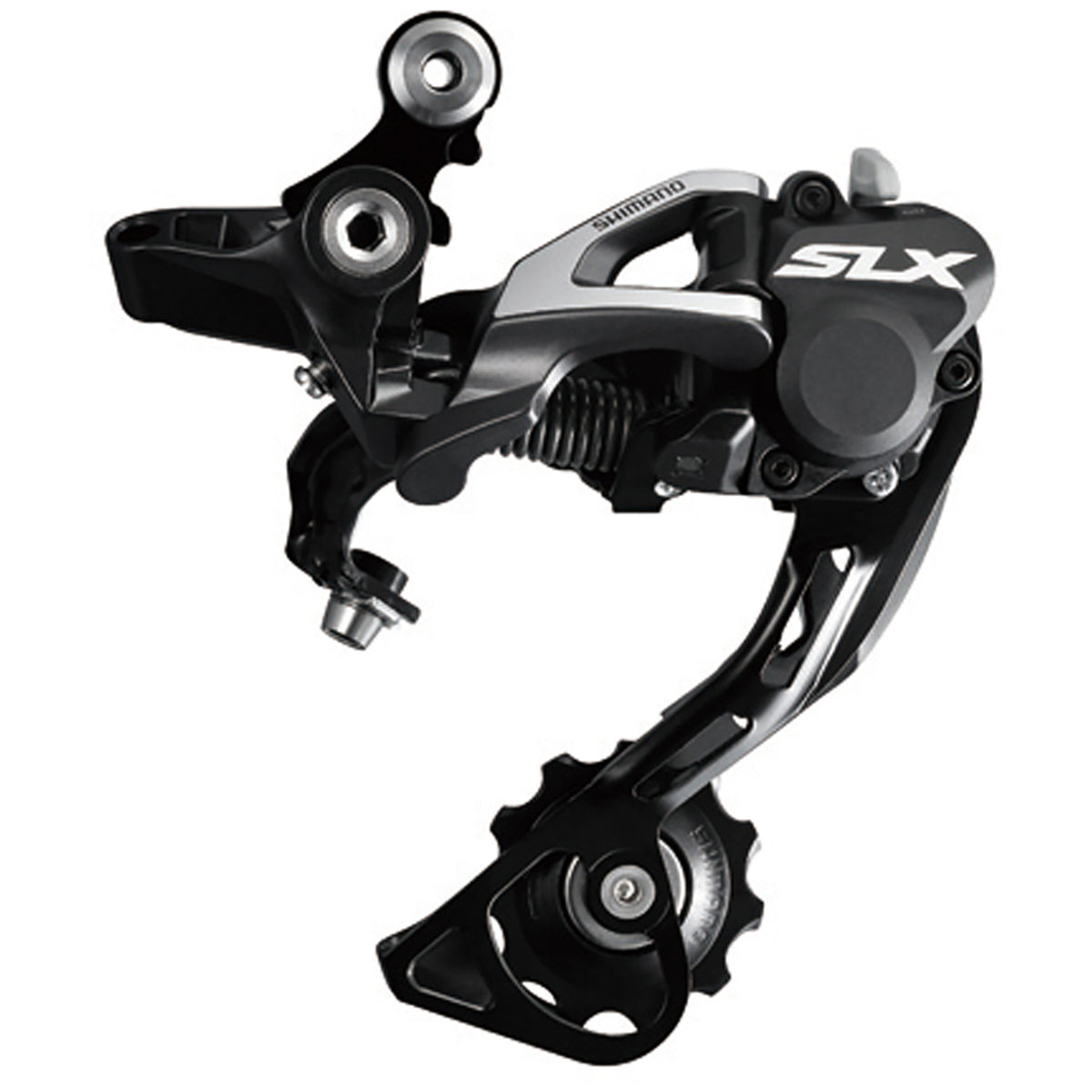 Shimano SLX RD-M675 Shadow+ 10-Speed Rear Derailleur Front View
