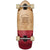 Globe Stubby Longboard Complete Half Dip Natural/Red Bottom View