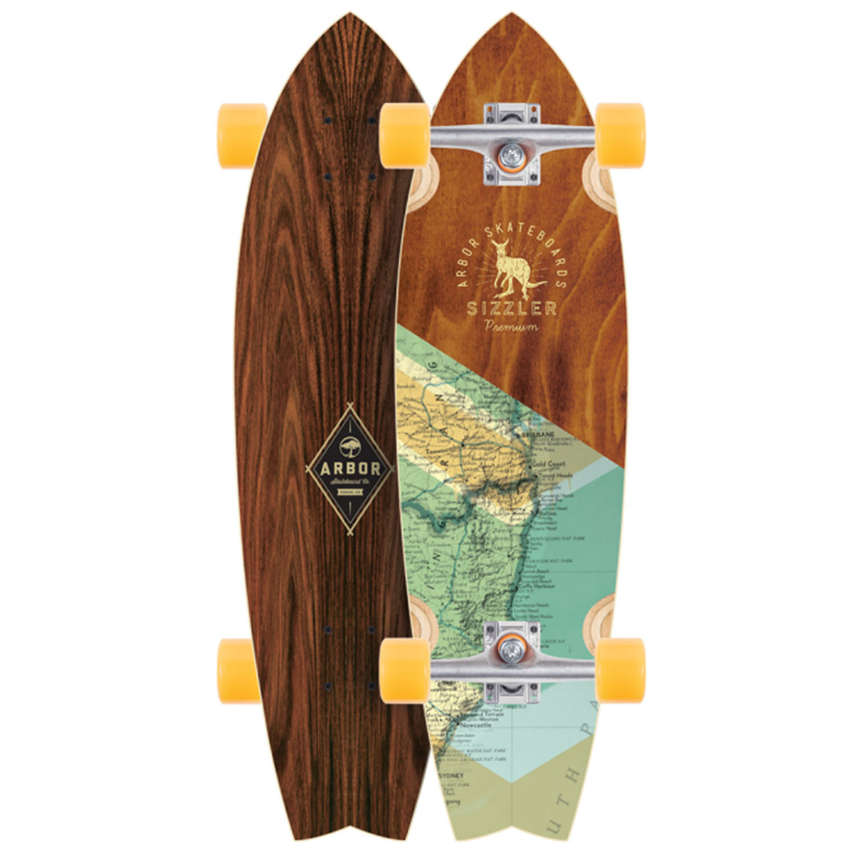 Arbor Sizzler Premium Longboard Complete