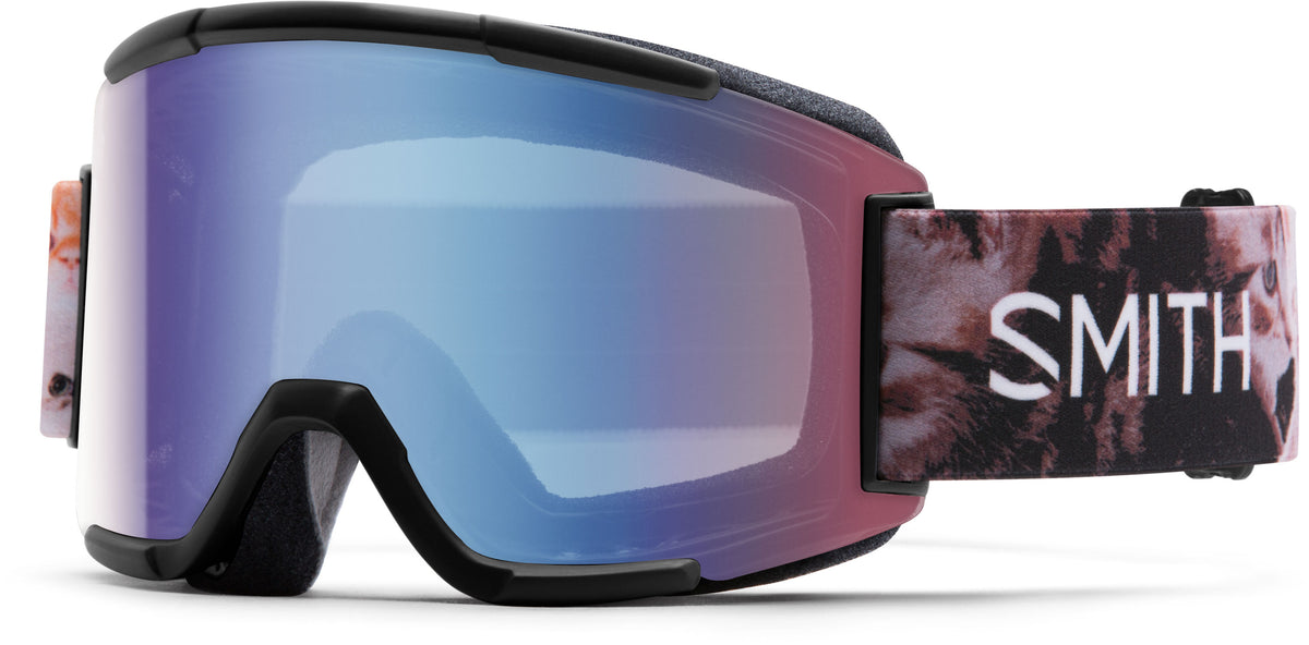 Smith Squad Low Bridge Fit Goggles Cattastic/Blue Sensor