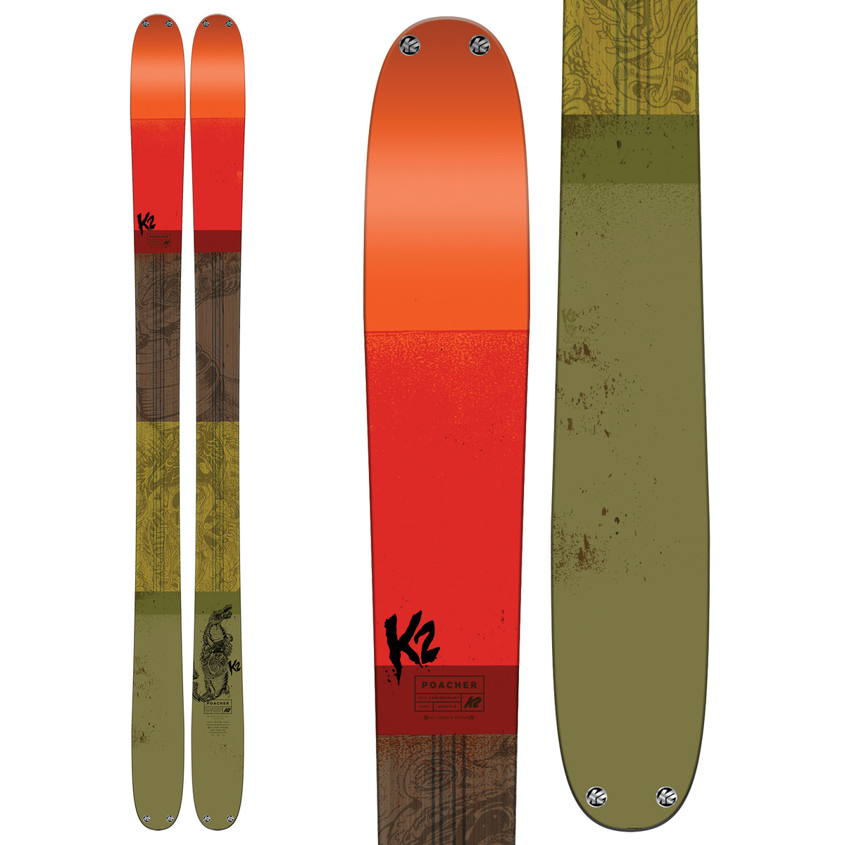 K2 Poacher Skis 2017