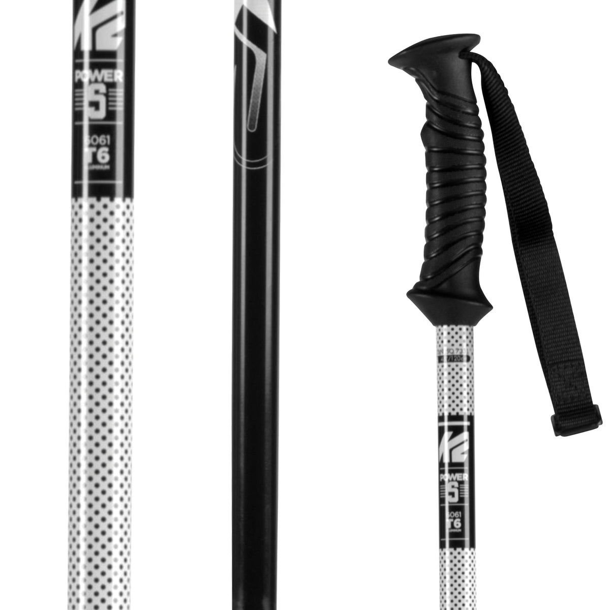 K2 Power 5 Ski Poles 2017 Black