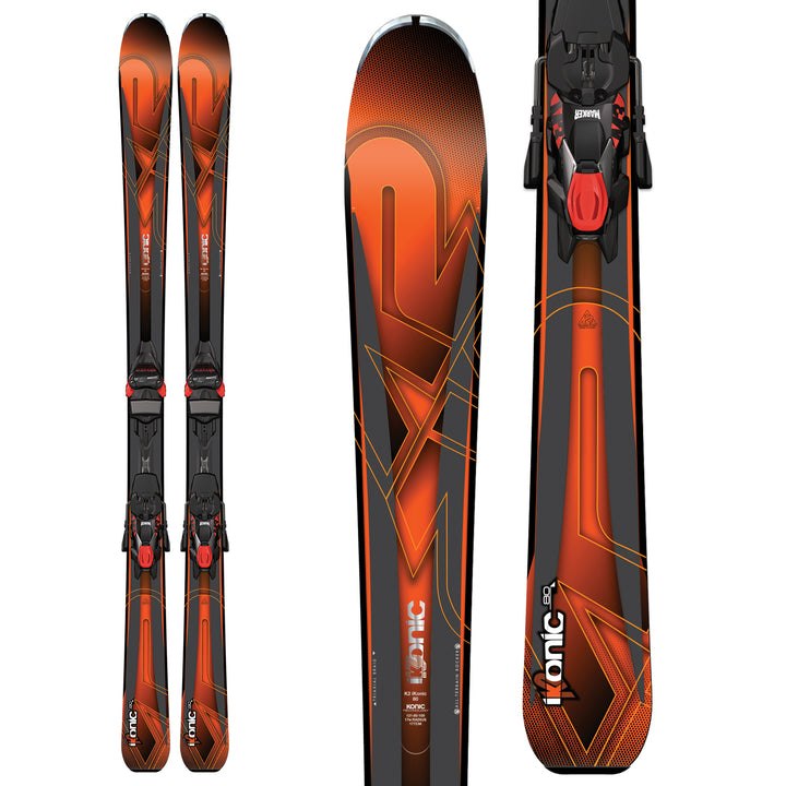 K2 iKonic 80 Skis + M3 12 TCX Light Bindings 2017