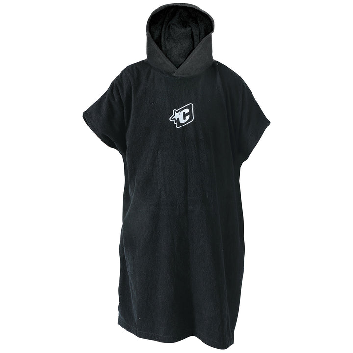 Creatures of Leisure Icon Poncho Black Front View