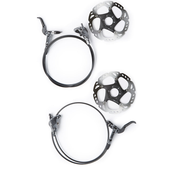 Shimano XTR M9000 Race Disc Brake Set with Rotors