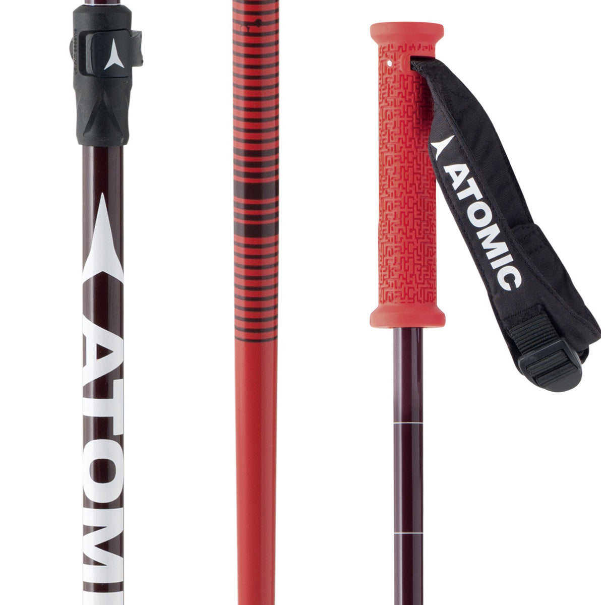 Atomic Backland FR Adjustable Ski Poles 2018 Black