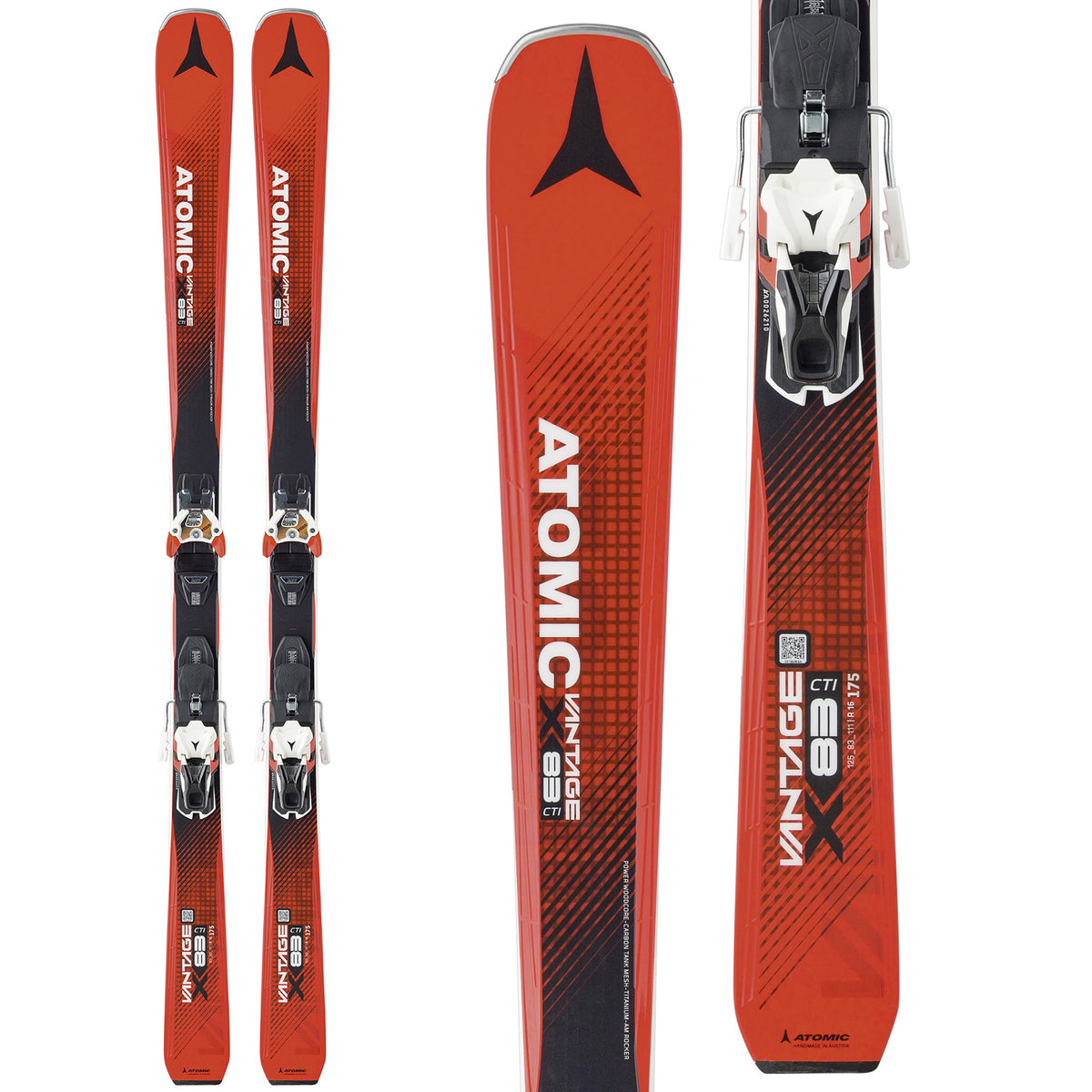 Atomic Vantage X 83 CTI Skis + Warden MNC 13 Bindings 2018