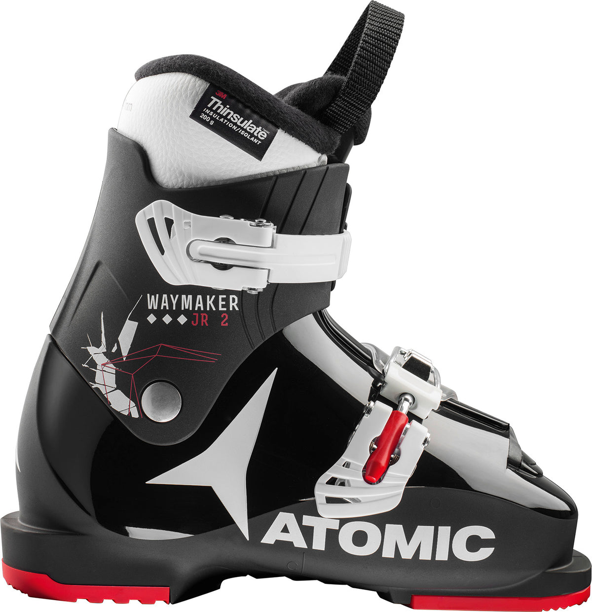 Atomic Waymaker Jr. 2 Ski Boots - Little Boys' 2018 Black/White/Red