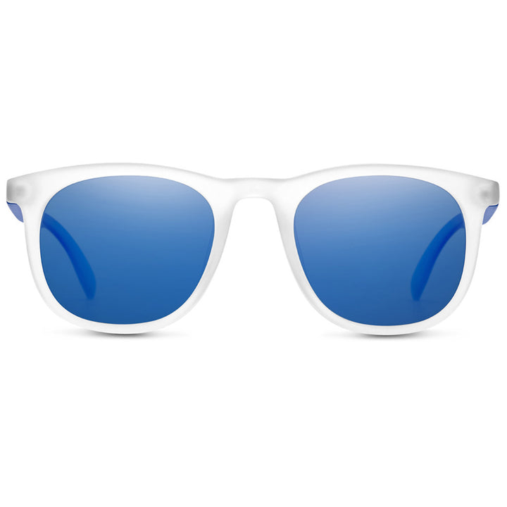 Sunski Seacliff Sunglasses Frosted/Blue Polarized Detail 1 View