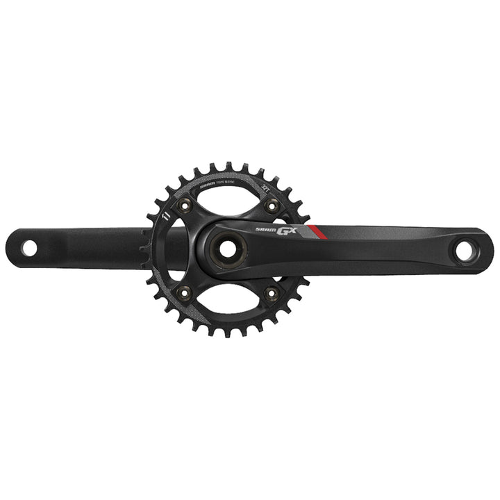 SRAM GX-1400 GXP 11-Speed Crankset Black Side View