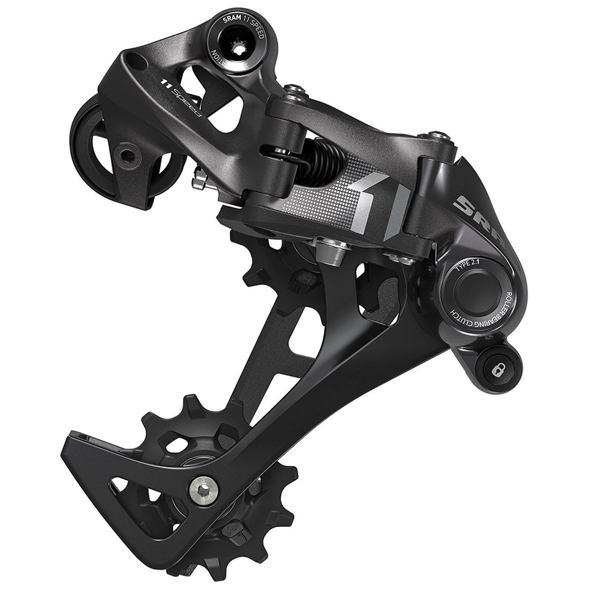 SRAM X1 11-Speed Type 2.1 Rear Derailleur Front View