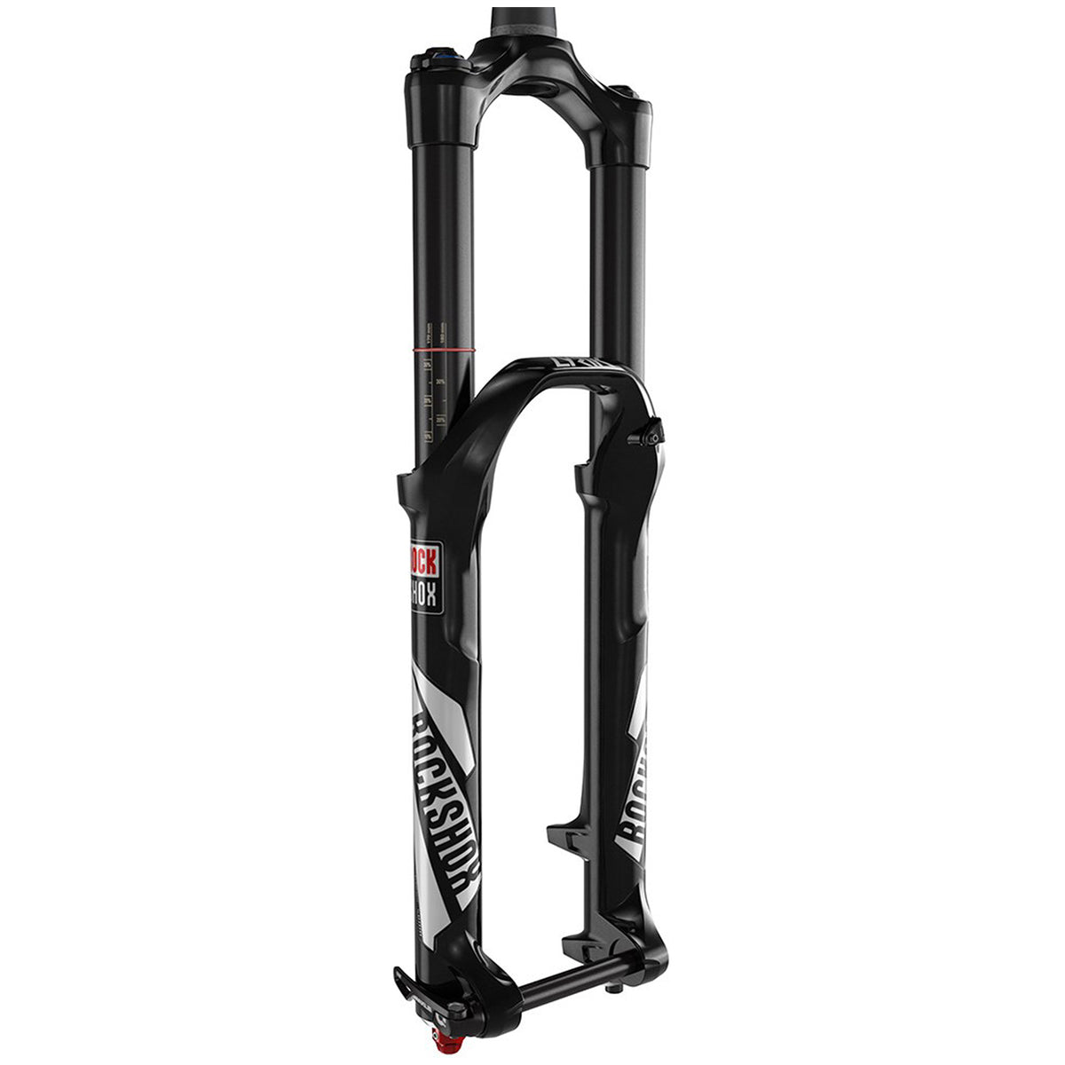 RockShox Lyrik RCT3 Solo Air 160mm Fork - 27.5" Black Front View