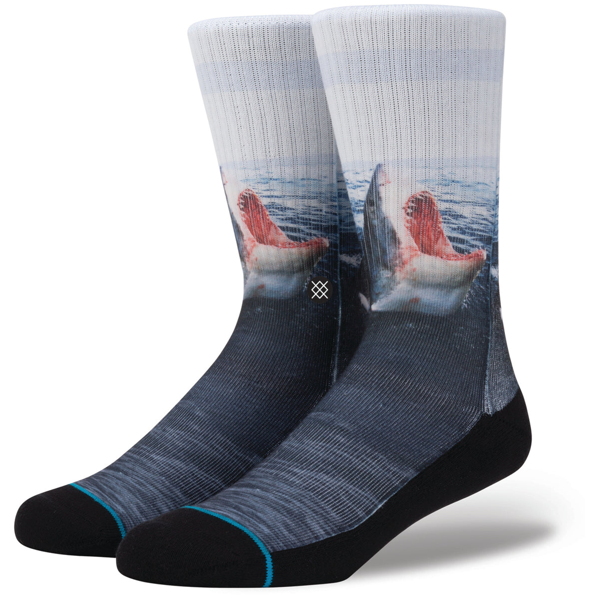 Stance Landlord Socks Blue Front View