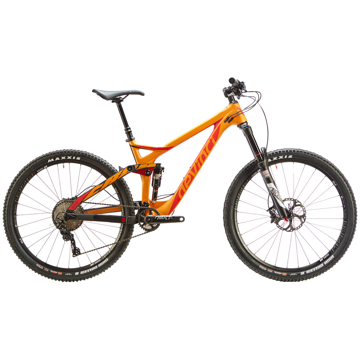Devinci Troy Carbon XT Limited Edition Complete Mountain Bike 2016 Orange/Black/Red