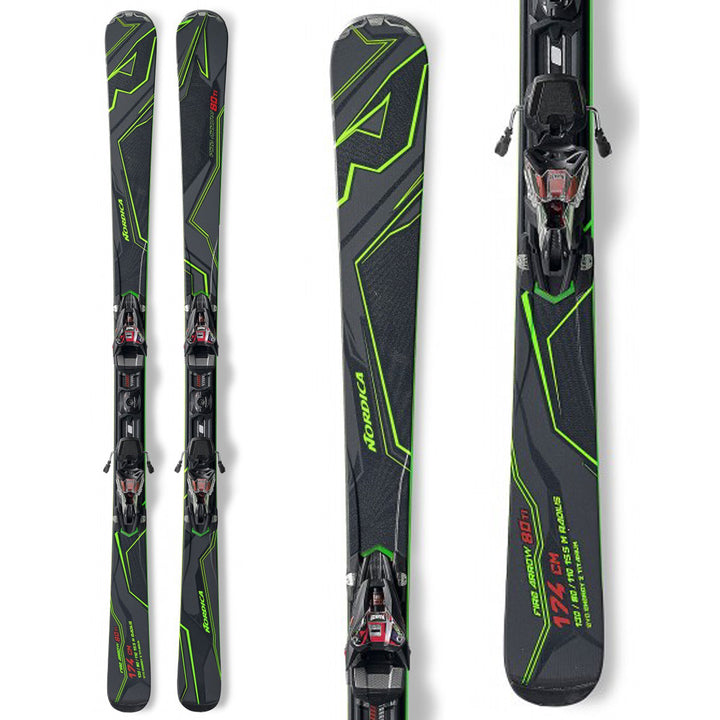 Nordica Firearrow 80 Ti Evo Skis + N Pro X-Cell Bindings 2016