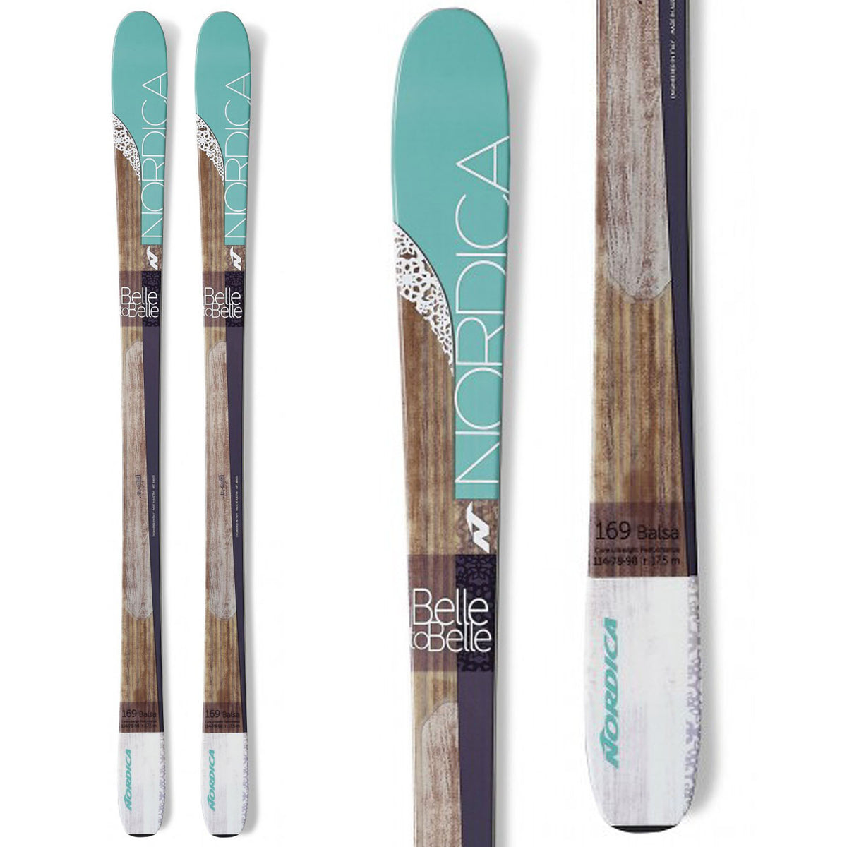 Nordica Belle to Belle Skis - Women's 2016