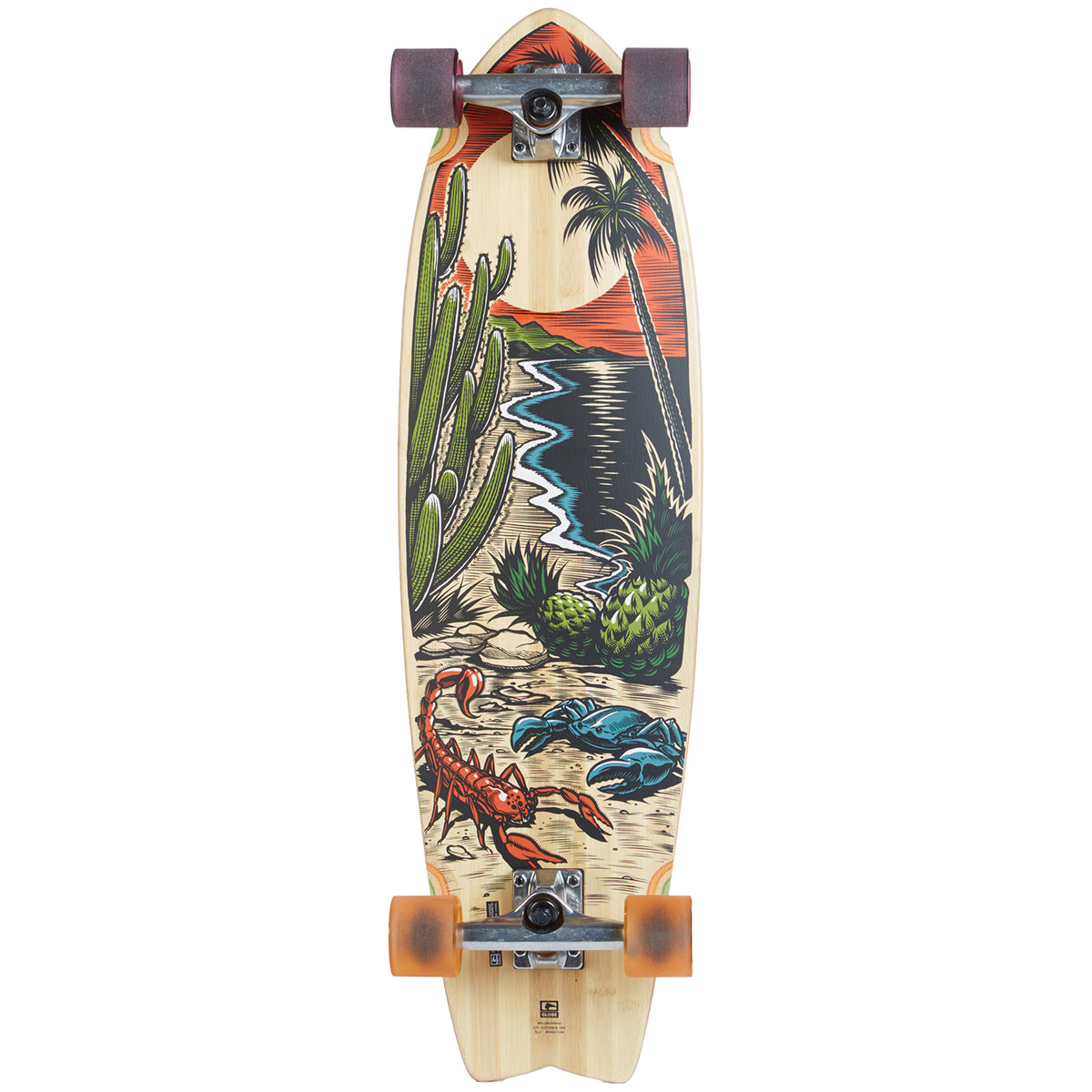 Globe Chromantic Longboard Complete Desert Tropic/Amber