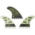 Creatures of Leisure Nat Young Vert Medium Single Tab Tri Fin Set