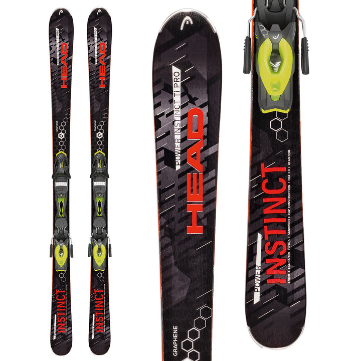 Head Power Instinct Ti Pro Skis + PRD 14 Bindings 2016